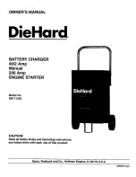 DieHard 200.7123 Owner'S Manual preview