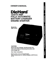 Preview for 1 page of DieHard 200.713121 Owner'S Manual