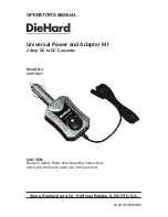 Preview for 1 page of DieHard 200.71521 Operator'S Manual