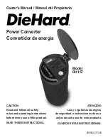 Preview for 1 page of DieHard DH157 Owner'S Manual