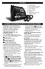 Preview for 5 page of DieHard Portable Power 750 Operator'S Manual