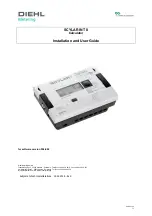 Diehl Metering SCYLAR INT 8 Installation And User Manual предпросмотр