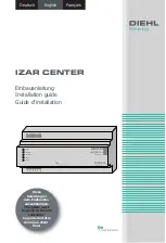 Diehl Izar Center Installation Manual preview