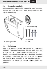 Предварительный просмотр 2 страницы Diehl IZAR RADIO EXTERN 434/868 PULSE Installation Manual