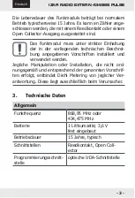 Предварительный просмотр 3 страницы Diehl IZAR RADIO EXTERN 434/868 PULSE Installation Manual