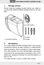 Предварительный просмотр 11 страницы Diehl IZAR RADIO EXTERN 434/868 PULSE Installation Manual