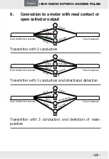 Предварительный просмотр 15 страницы Diehl IZAR RADIO EXTERN 434/868 PULSE Installation Manual