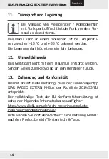 Preview for 10 page of Diehl IZAR RADIO EXTERN M-BUS Installation Manual