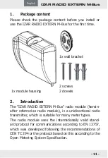 Preview for 11 page of Diehl IZAR RADIO EXTERN M-BUS Installation Manual