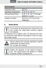 Preview for 13 page of Diehl IZAR RADIO EXTERN M-BUS Installation Manual