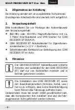 Preview for 2 page of Diehl IZAR RECEIVER BT Installation Manual