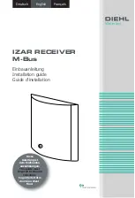 Diehl IZAR RECEIVER M-BUS Installation Manual preview