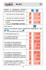 Предварительный просмотр 13 страницы DIEL ME 200 E Installation And Instruction Manual