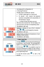 Предварительный просмотр 25 страницы DIEL ME 200 E Installation And Instruction Manual