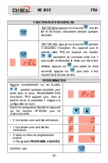 Предварительный просмотр 40 страницы DIEL ME 200 E Installation And Instruction Manual