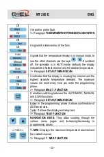 Preview for 23 page of DIEL MT 200 E Installation And Instruction Manual