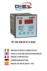 Preview for 1 page of DIEL MT 200 Installation And Instruction Manual