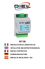 Preview for 1 page of DIEL MT 300 Installation And Instruction Manual