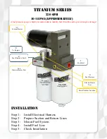 Preview for 5 page of Diesel Performance Products, Inc. FASS FF-1001 Installation Manual