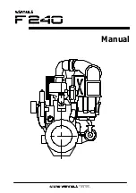 Diesel WARTSILA F 240 Manual preview