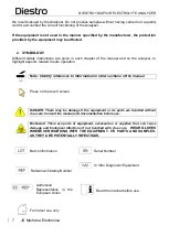 Предварительный просмотр 7 страницы Diestro 103APV4R Operator'S And Service Manual