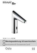 Dietsche 3517432 Instruction & Guarantee Card preview