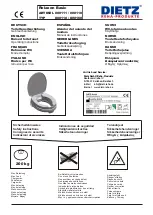 DIETZ REHA Produkte Relaxon Basic Operating Instructions preview