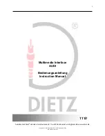 Dietz 1110 Instruction Manual preview