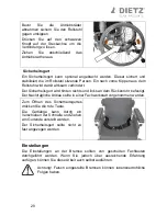 Preview for 29 page of Dietz Serena II Instructions For Use Manual