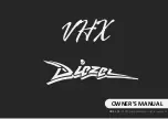 Diezel VHX Owner'S Manual предпросмотр