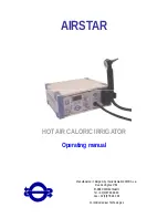 Предварительный просмотр 1 страницы DIFRA AIRSTAR Operating Manual