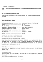 Предварительный просмотр 5 страницы Difrnce BTS-1211 Instruction Manual