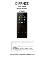 Difrnce MP1824BT User Manual preview