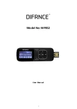 Difrnce MP852 User Manual preview