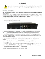 Preview for 5 page of dig-MOD HD-1605 User Manual & Installation Manual