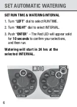 Предварительный просмотр 8 страницы DIG BO92A Instruction Manual