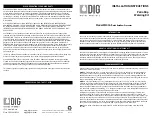 DIG FM01AS Installation Instructions preview