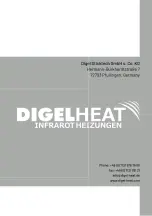 Предварительный просмотр 12 страницы DIGEL HEAT RD-390-A Operating And Assembly Instructions, Warranty Details