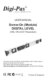 Preview for 1 page of Digi-Pas DWL-180 User Manual