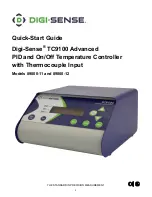 Digi-Sense TC9100 Quick Start Manual предпросмотр