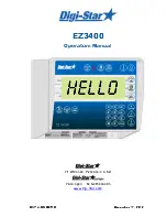 DIGI-STAR EZ3400 Operating Manual предпросмотр