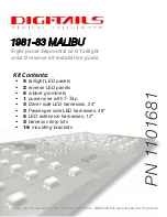 Preview for 1 page of Digi-tails 1981-83 MALIBU Installation Manual