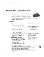 Предварительный просмотр 5 страницы Digi 24XStream-PKG-R Product Manual