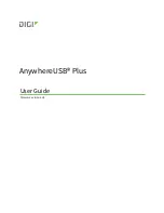 Preview for 1 page of Digi AnywhereUSB Plus User Manual