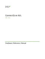 Предварительный просмотр 1 страницы Digi ConnectCore 6UL SBC Pro Hardware Reference Manual