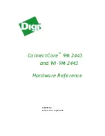 Digi ConnectCore 9M 2443 Hardware Reference Manual preview