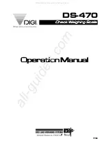 Предварительный просмотр 1 страницы Digi DS-470 Operation Manual