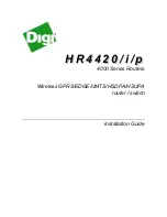 Предварительный просмотр 1 страницы Digi HR4420 Installation Manual