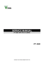 Preview for 1 page of Digi IFT-4020 Service Manual