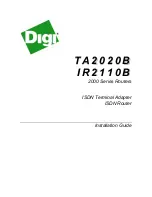 Предварительный просмотр 1 страницы Digi IR2110B Installation Manual